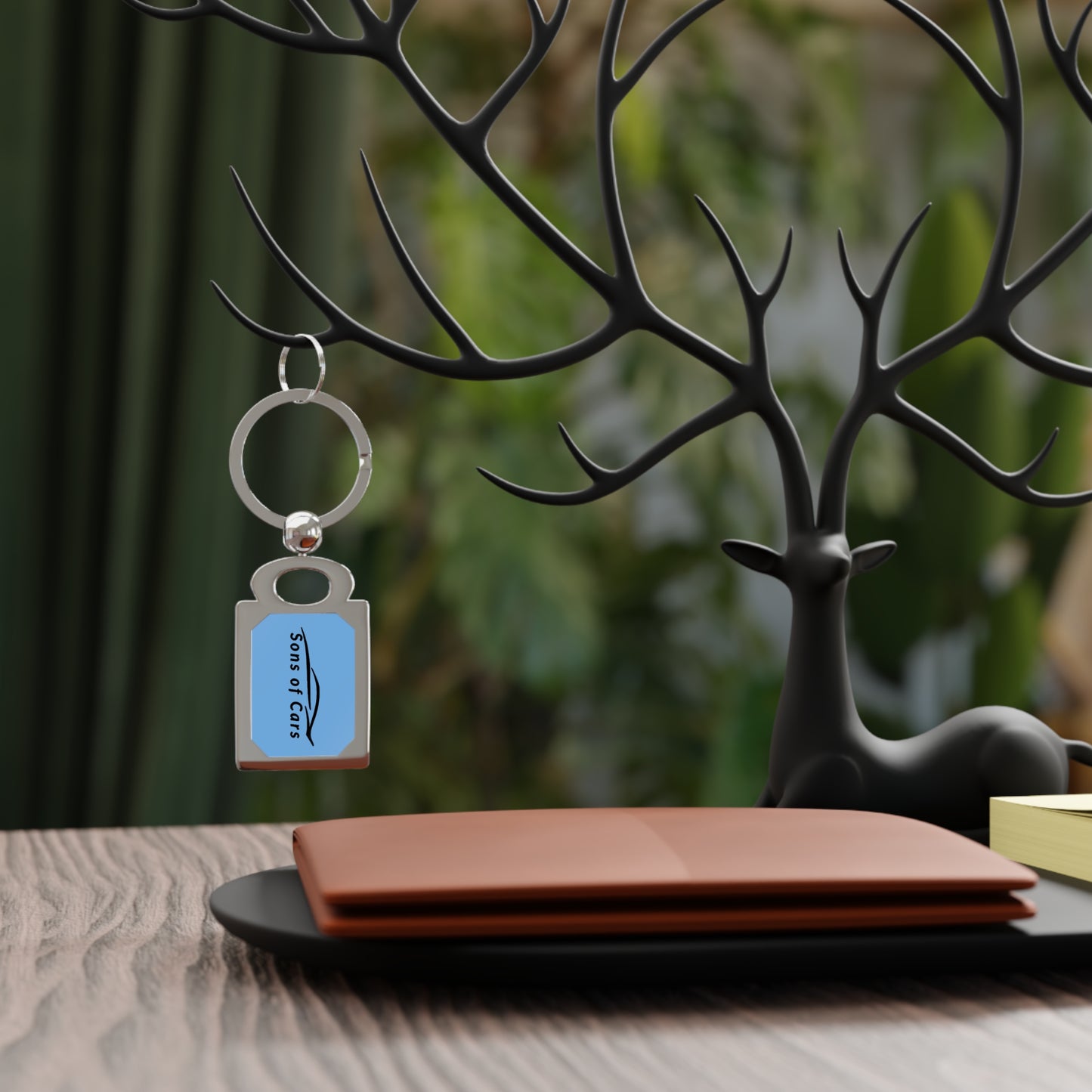 Silhouette Logo Key Chain