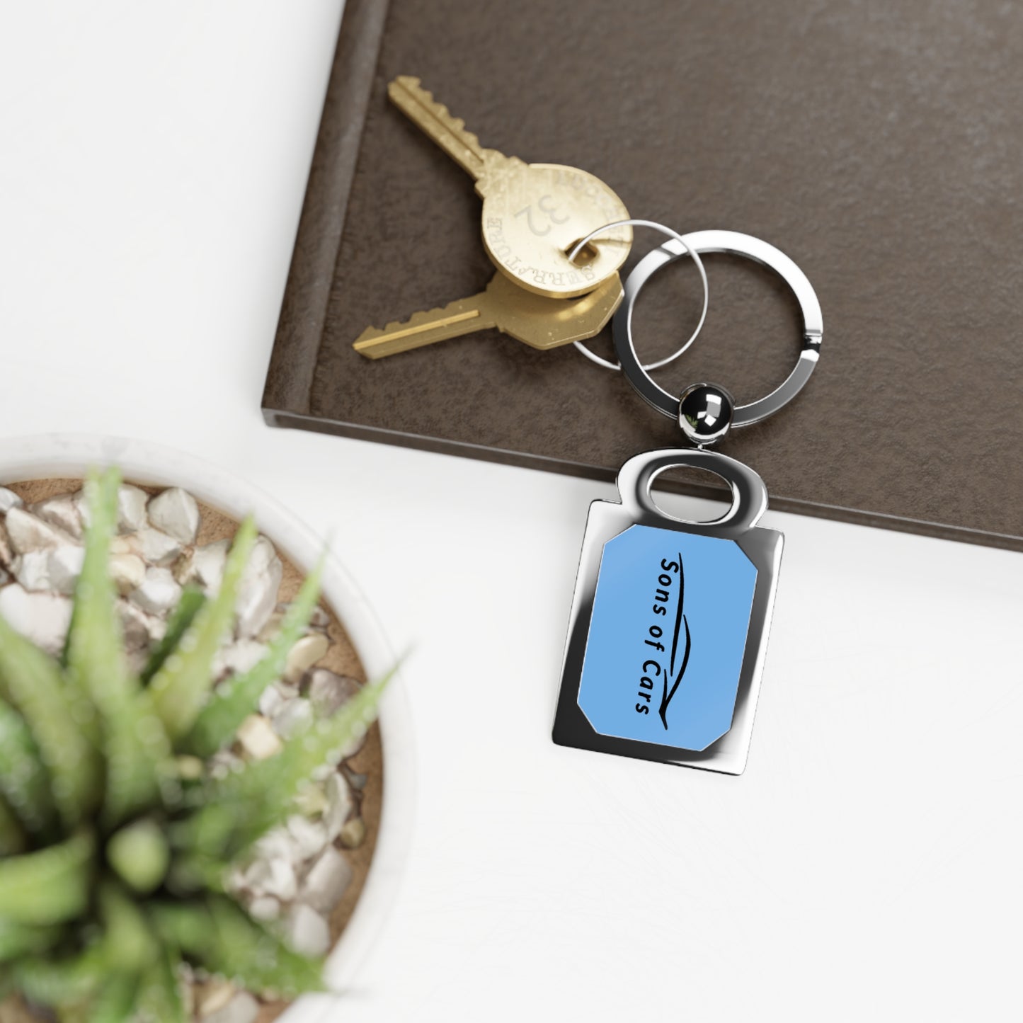 Silhouette Logo Key Chain