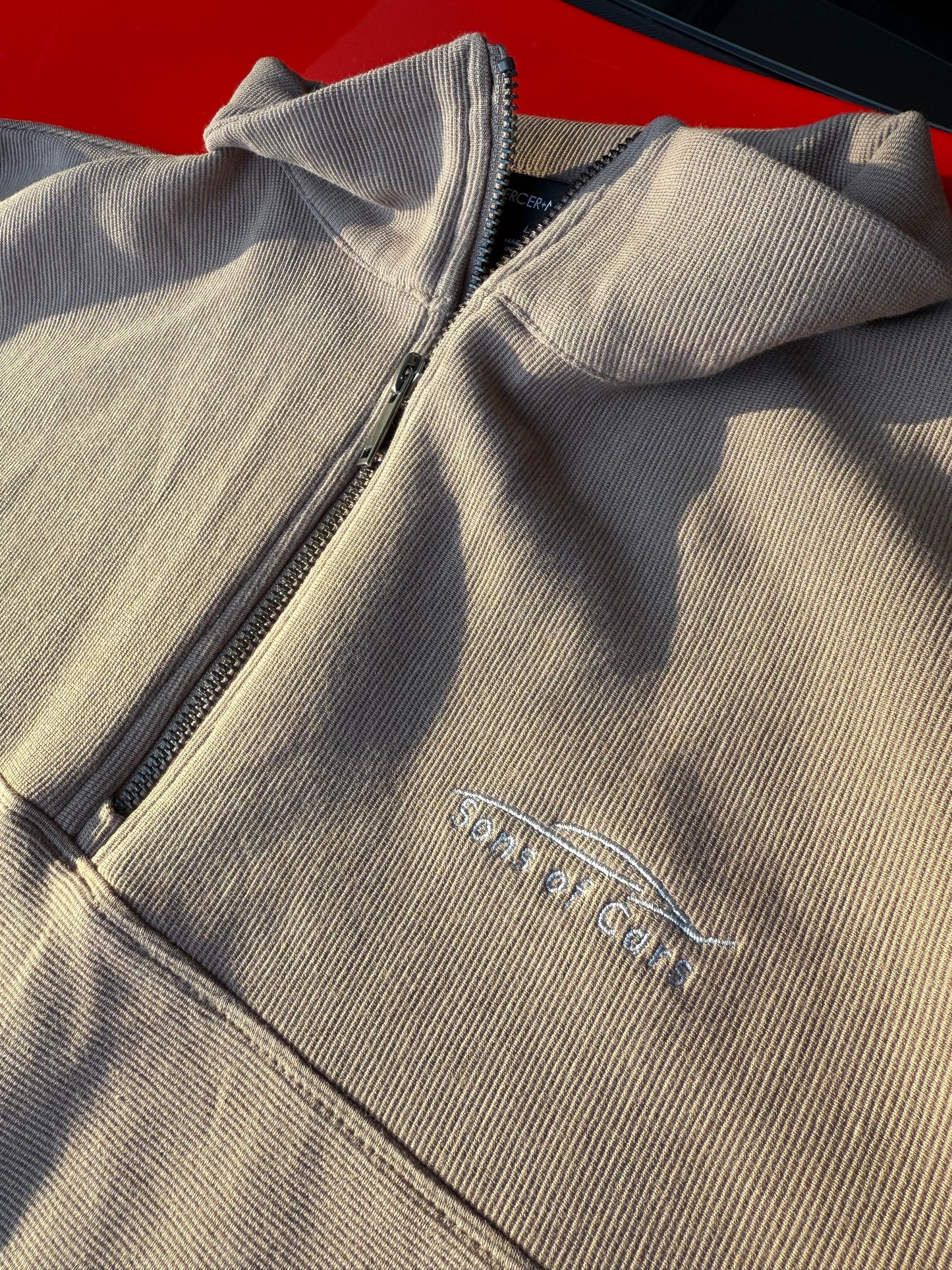 Embroidered Logo Quarter Zip - Heavy