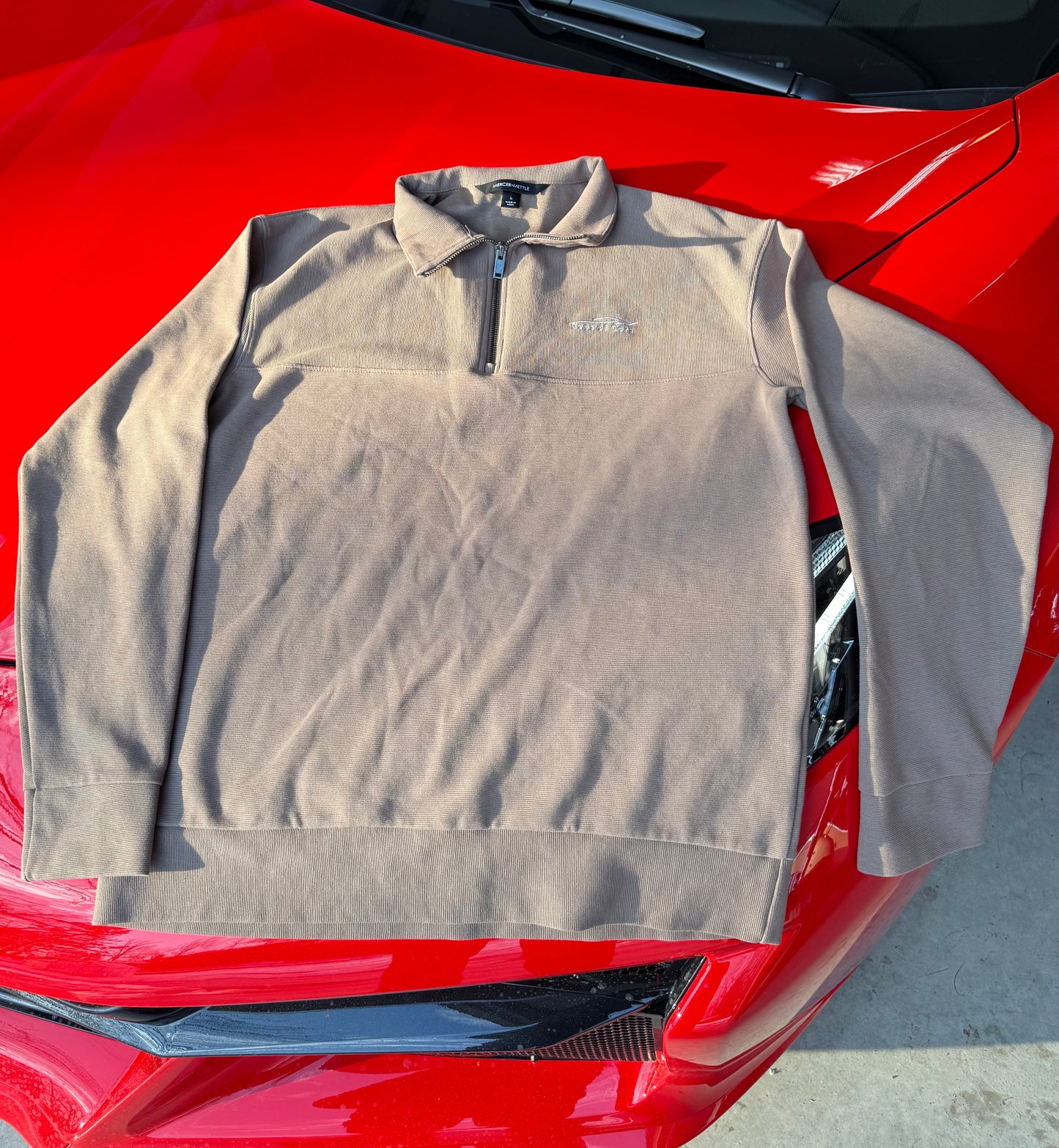 Embroidered Logo Quarter Zip - Heavy