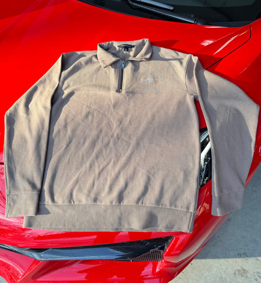 Embroidered Logo Quarter Zip - Heavy